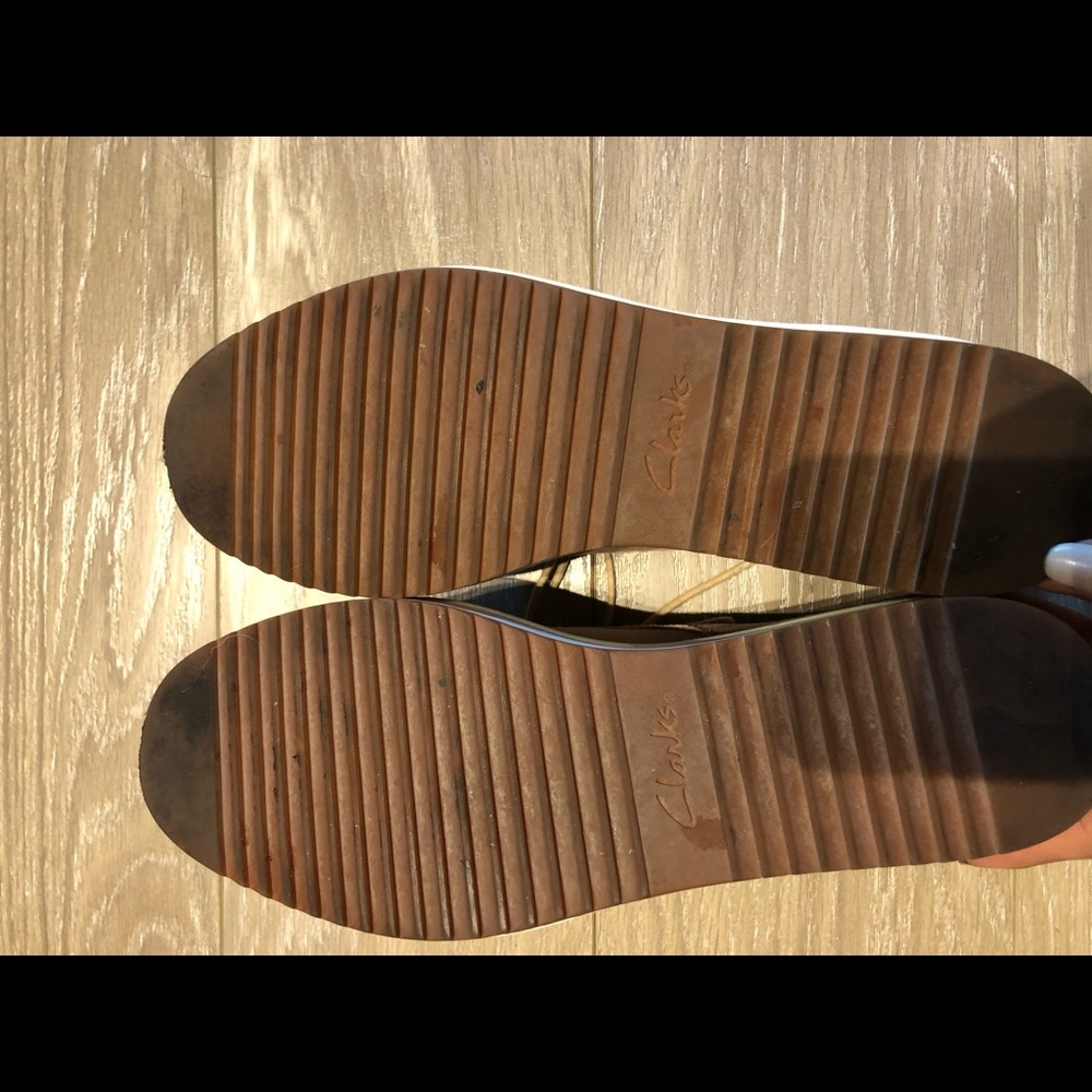 Clarks Blush Pink Platform Shoes - Picture 3 of 6